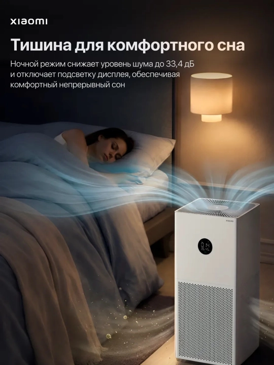 Xiaomi Aqlli havo tozalagichlar, Smart air purifier, Allergenlardan ximoya, GLOBAL