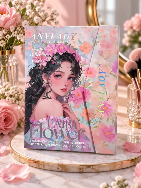 Ten, rumyana, lab boyoq, kontur va haylayter hammasi bir joyda, palitra kitob 5 tasi 1 da - 