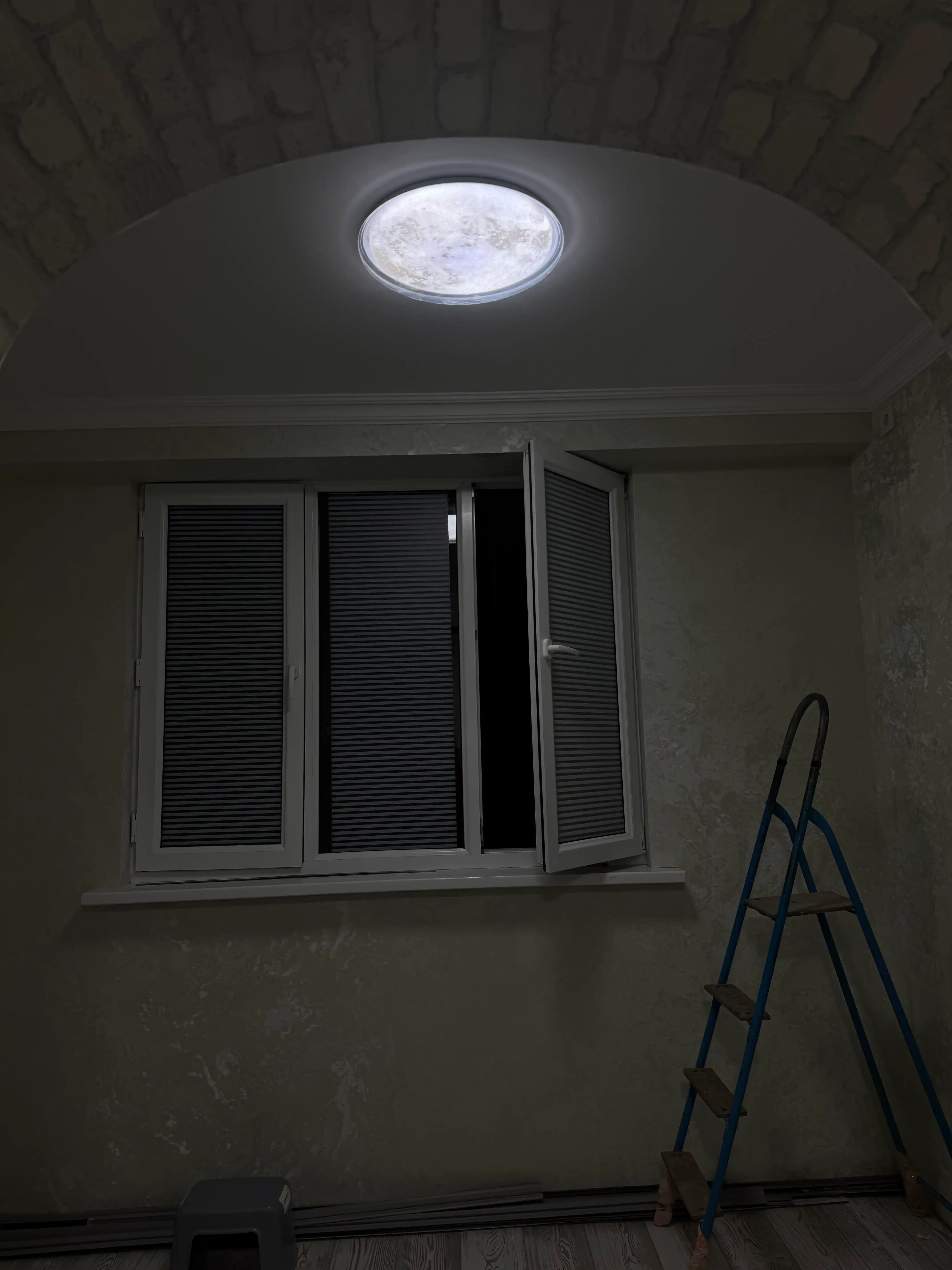 3D LED Плафон Люстра 72W 48см – Луна, Земля, Aurora | 3 режима света