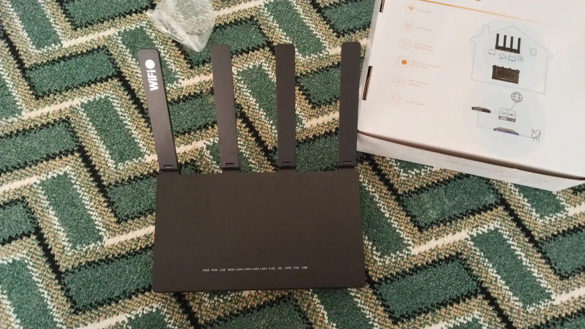 GPON роутер Wi-Fi 6 AX3000, для Uztelecom и всех провайдеров