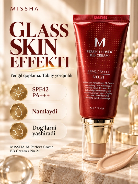 Missha BB-kremi, tonal krem - 