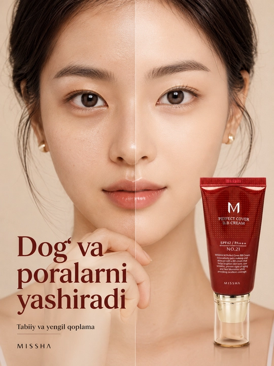Missha BB-kremi, tonal krem