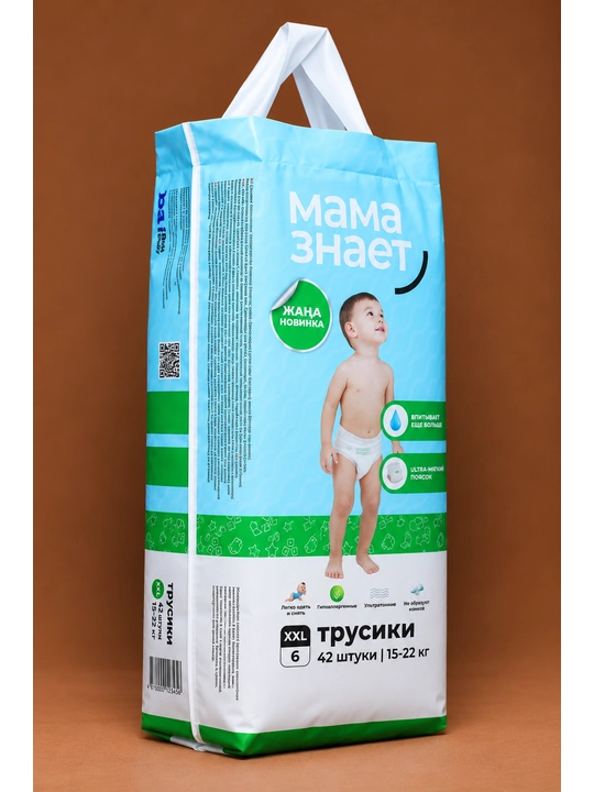 Mama znayet - katta qadoqlardagi tagliklar, 3-7 o‘lchamlarda
