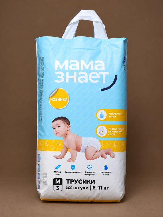Mama znayet - katta qadoqlardagi tagliklar, 3-7 o‘lchamlarda