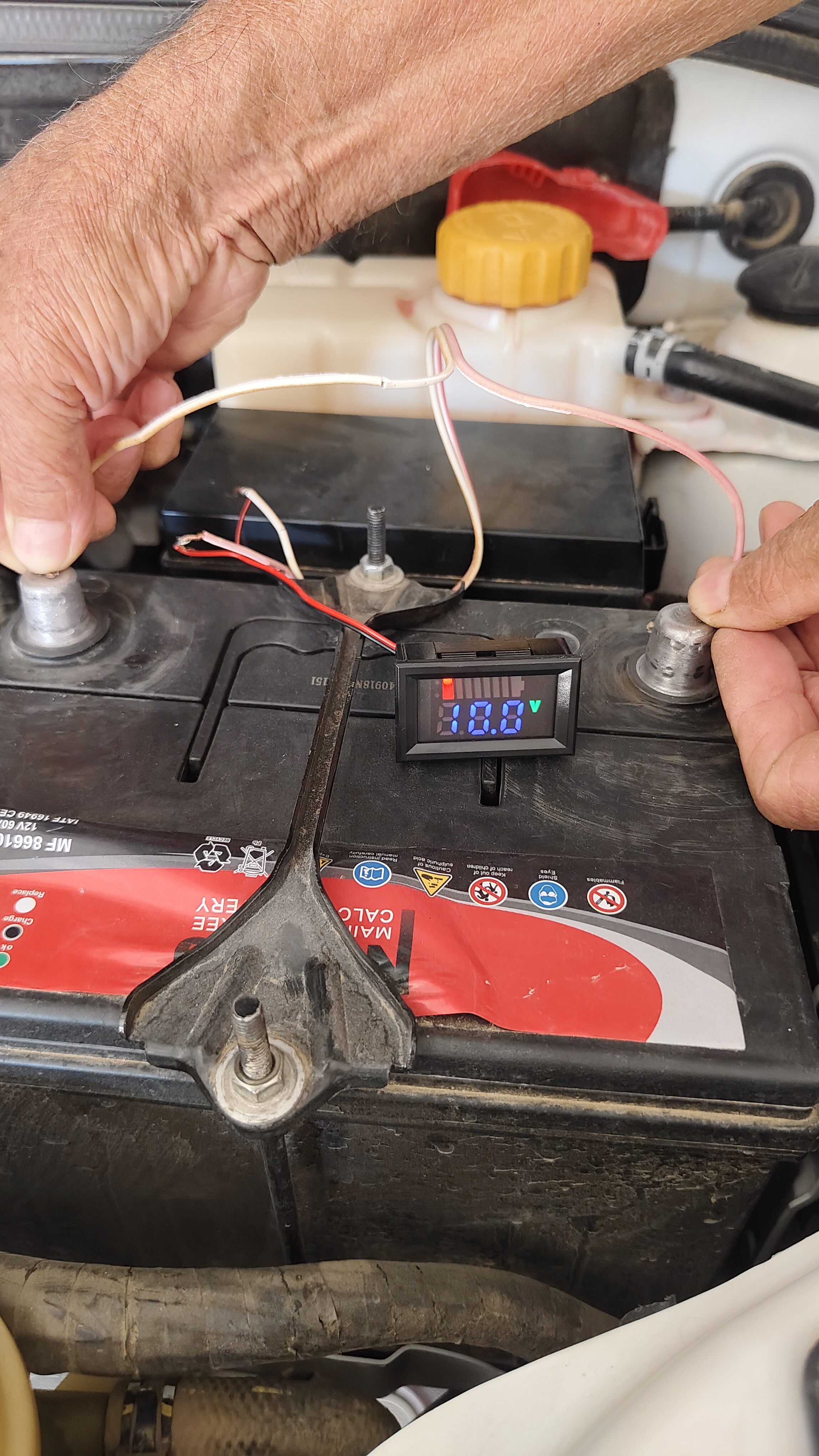Universal voltmetr, zaryad darajasi ko'rsatkichi, DSN-VQ12, 5 dan 72 V gacha