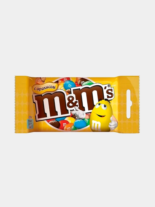 M&M's Арахис 45 г × 4 шт - 