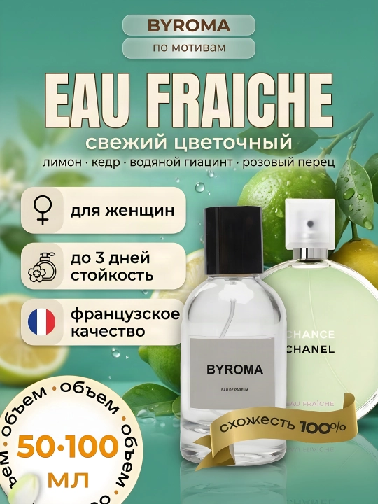 Парфюм женский по мотивам Eau Fraiche, стойкие духи, парфюмерная вода, 50/100 мл - 