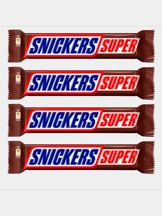 Snickers Super 80 г × 4 шт - 