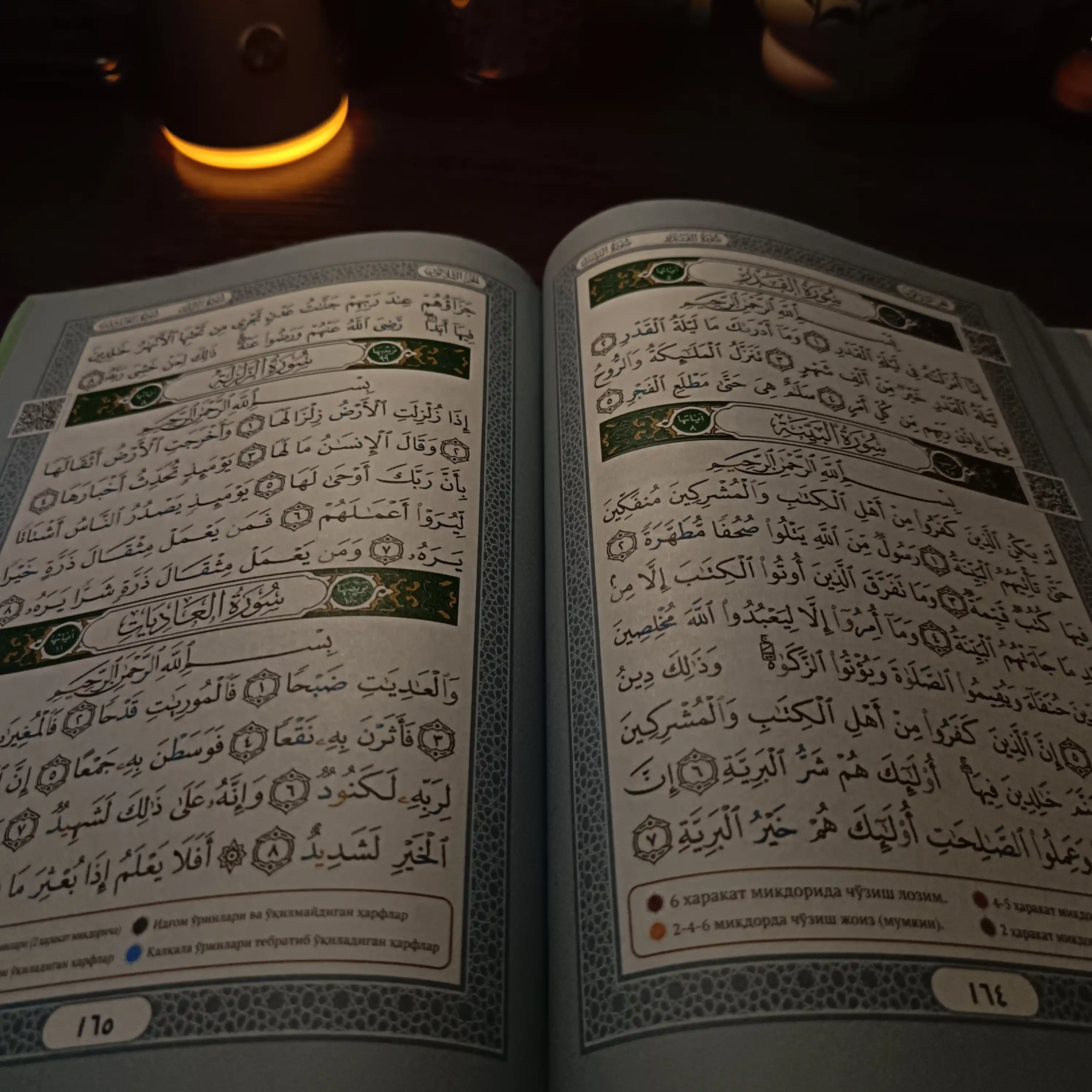 Quron kitob,Kirill Qur'oni Karim, Mashhur suralar