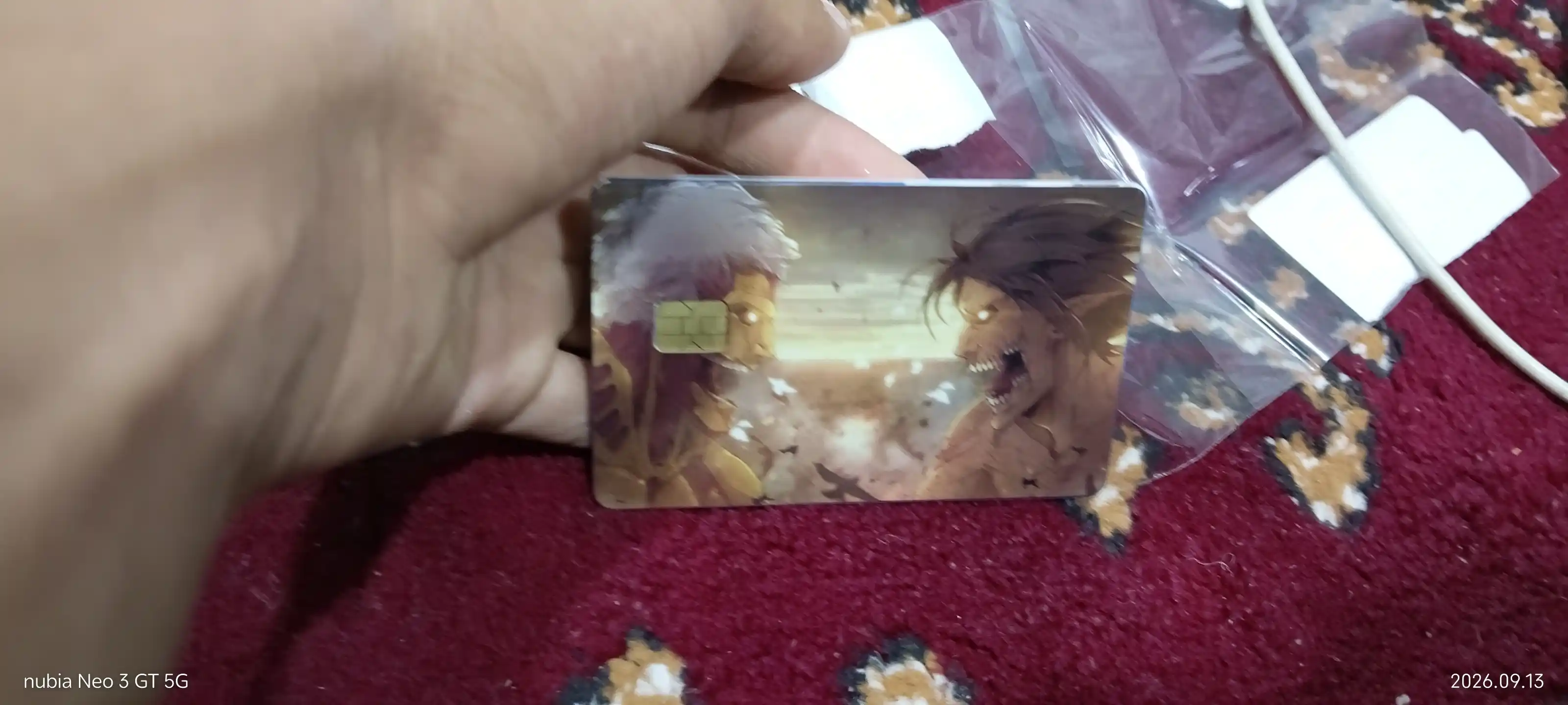 Bank kartasi stikerlari, Naruto, anime
