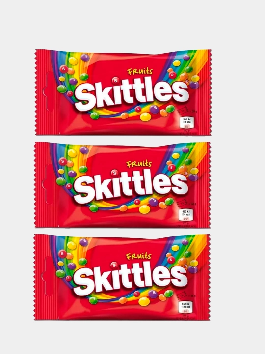 Skittles Фрукты (EU) 95 г × 3 шт - 