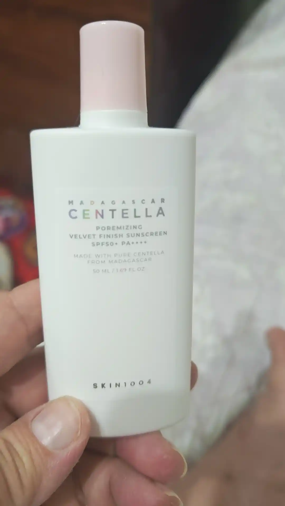 SPF 50+ Skin1004 Madagascar Centella quyoshdan himoya kremi SPF50+ PA++++, 50 ml