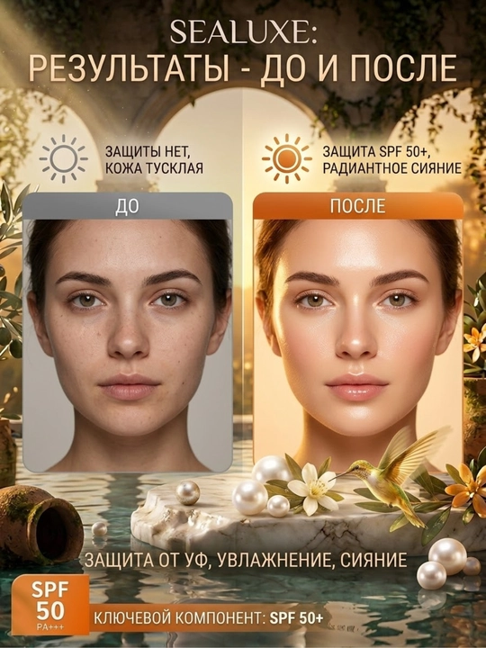 Greenleaf крем SPF защита от солнца для лица увлажняющий