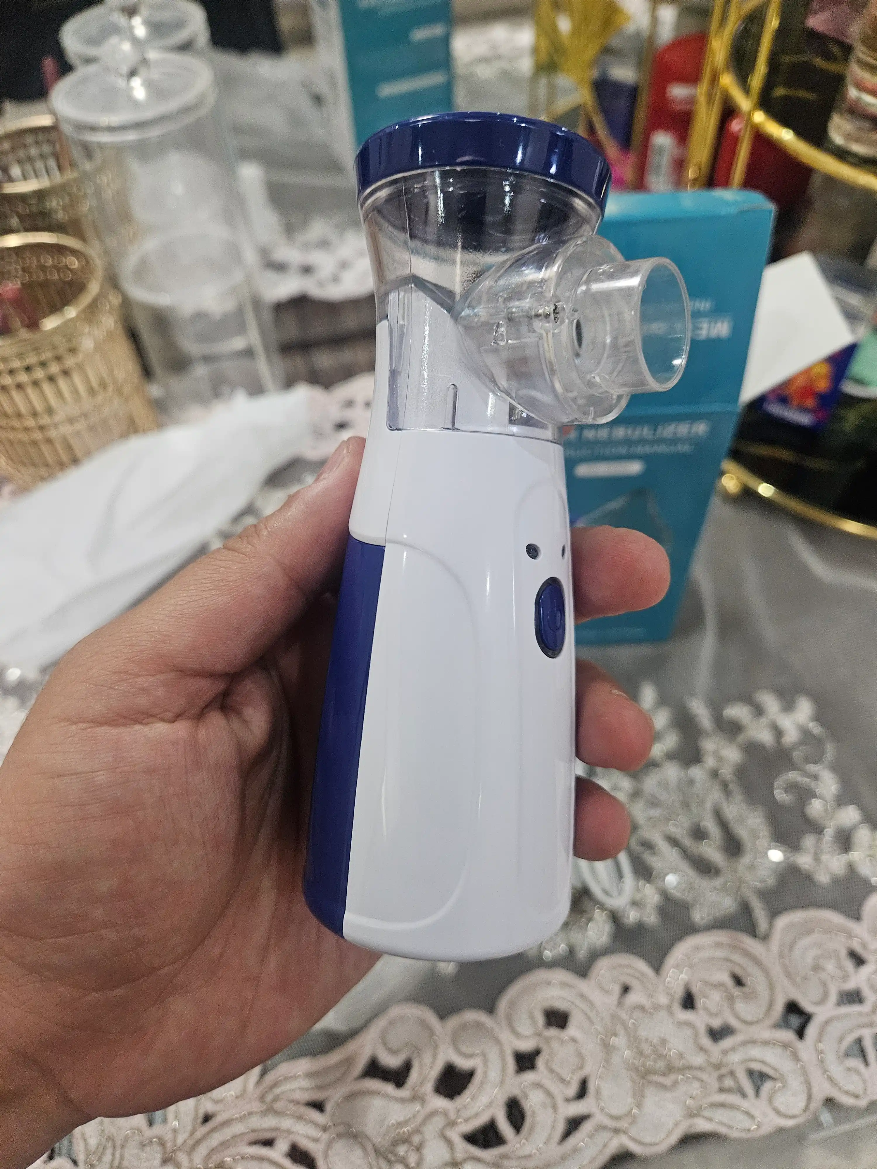 Ingalyator va elektr tish cho‘tkasi 2tasi 1da bolalar va kattalar uchun uyda foydalanishga