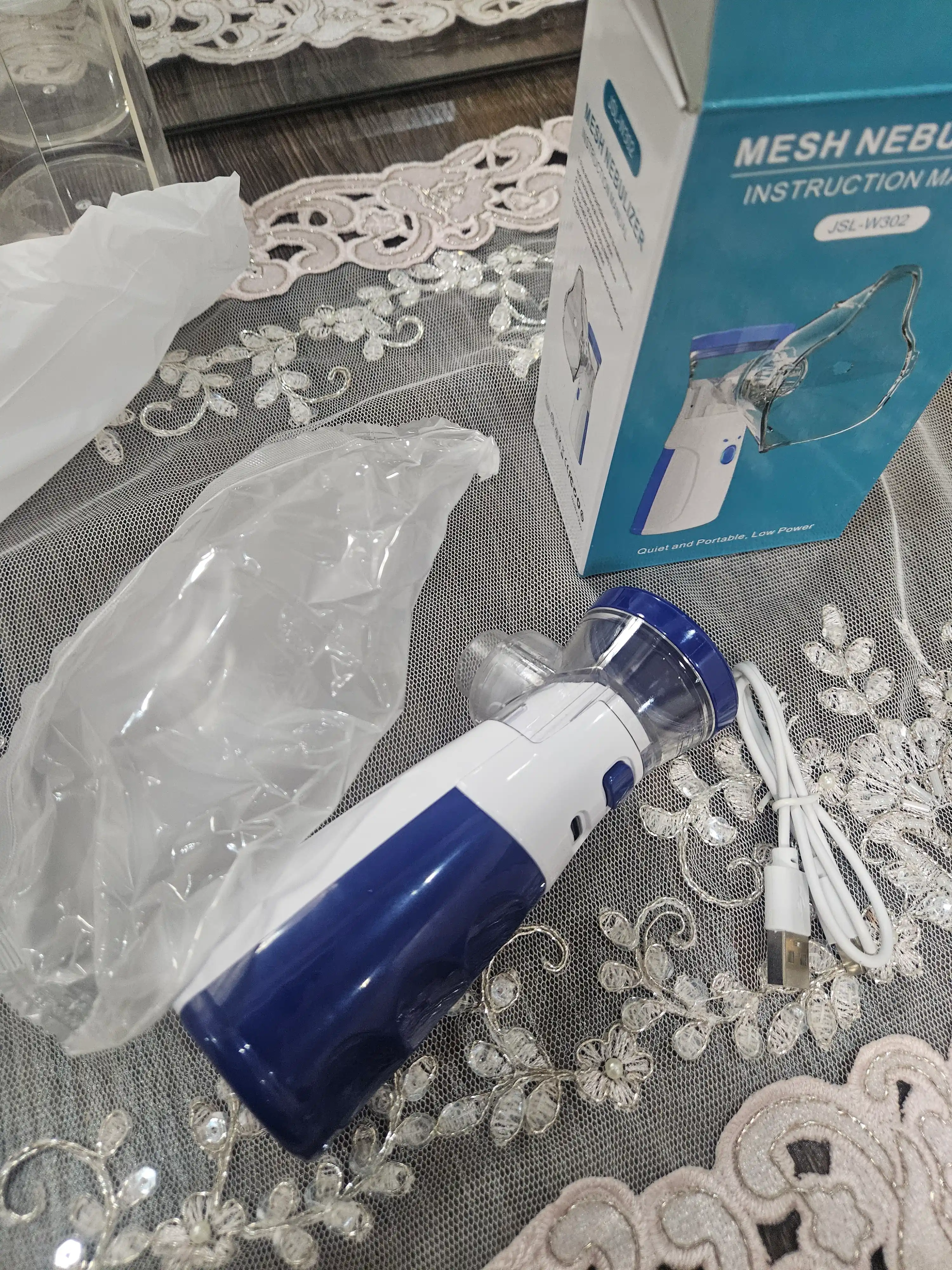 Ingalyator va elektr tish cho‘tkasi 2tasi 1da bolalar va kattalar uchun uyda foydalanishga