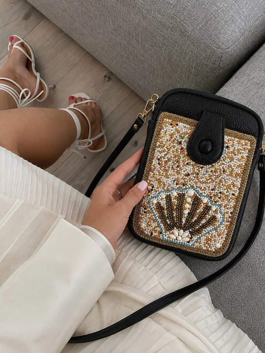 Ayollar sumkasi, Milliy sumka, Crossbody sumkasi, sovg‘abop, GLENOS - 