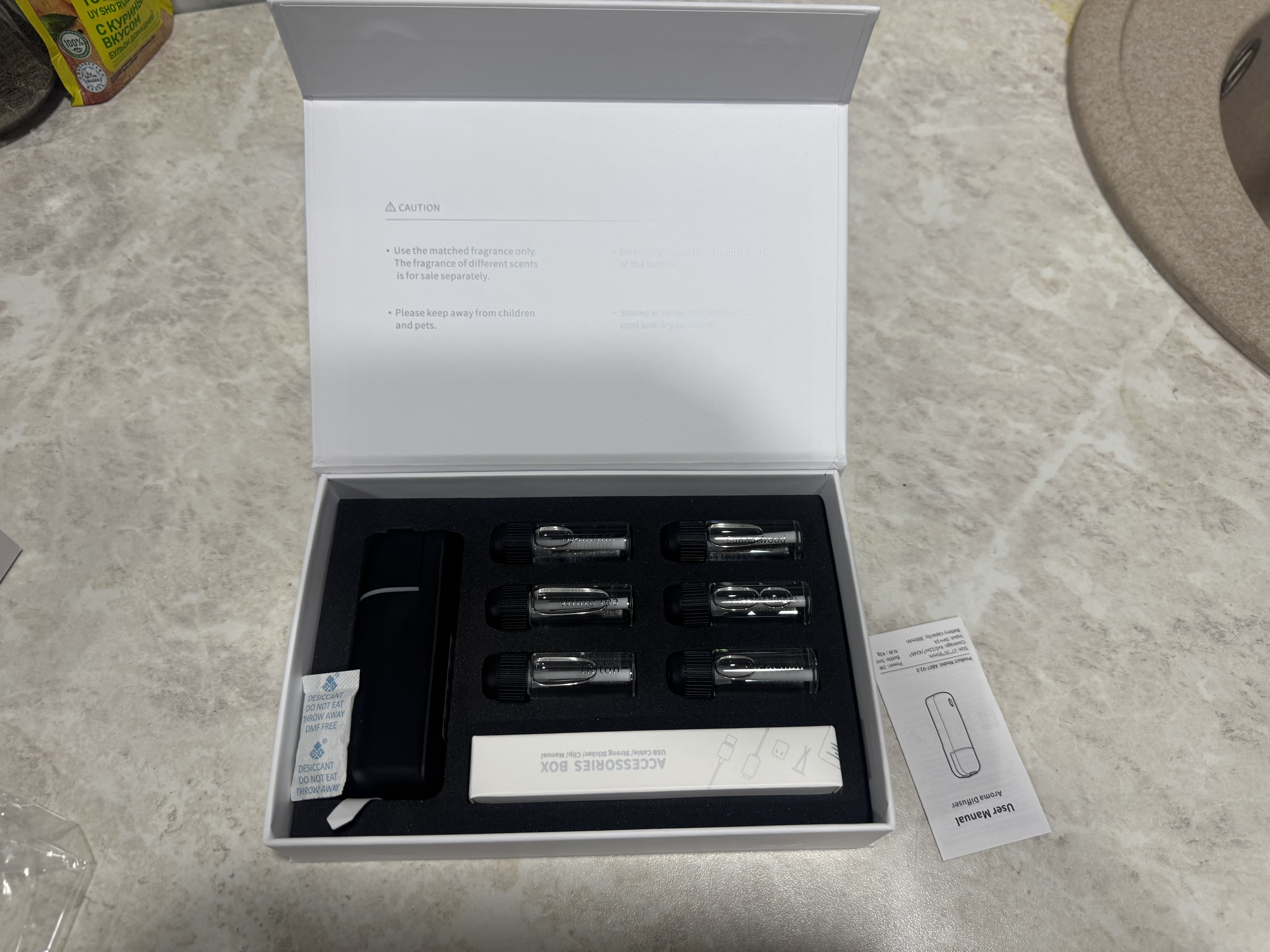 Автомобильный освежитель воздуха, электрический Ultrasonic, беспроводной, 6 ароматов