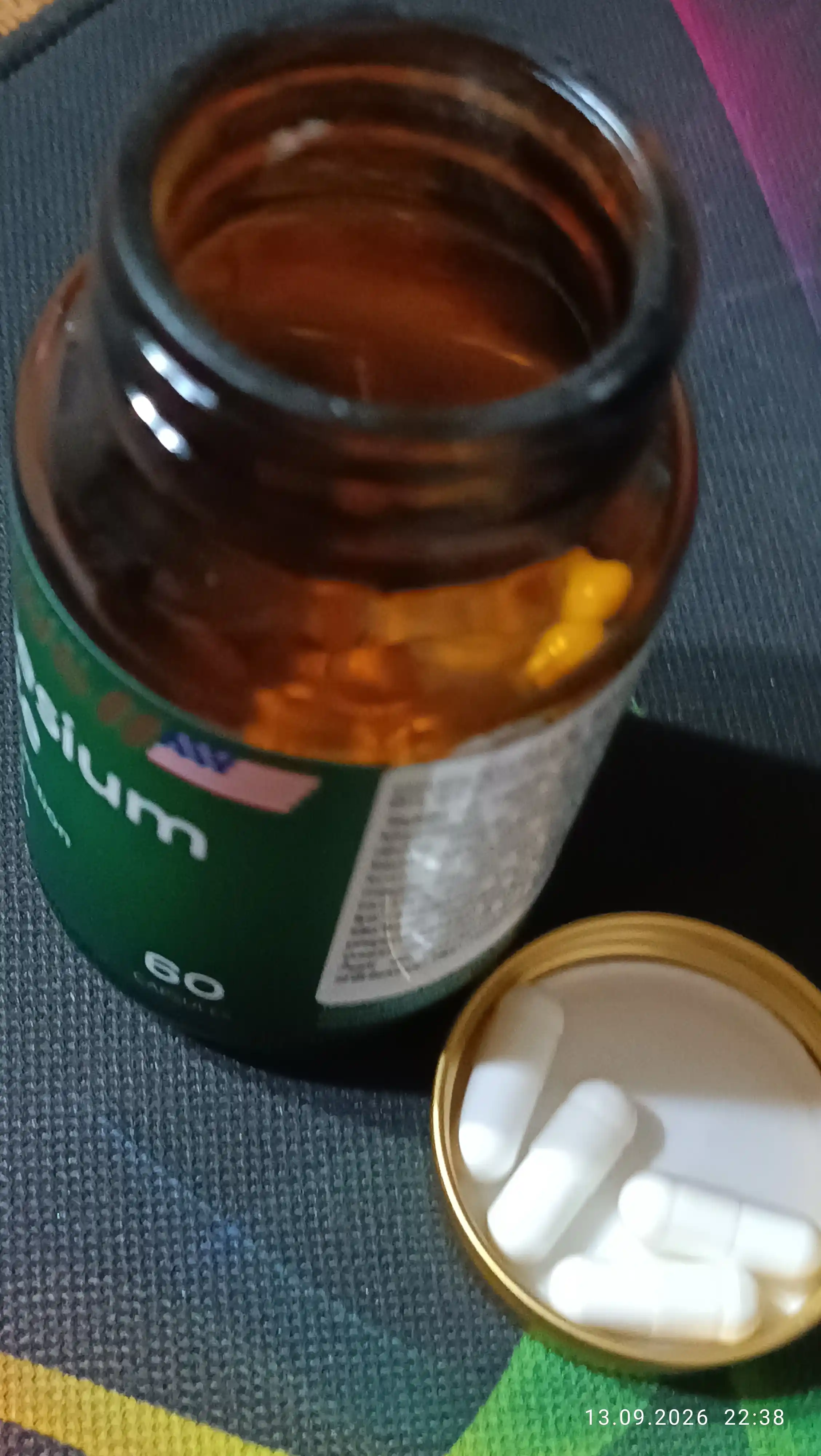 Magniy Sitrat, 60 kapsula, Greenwell,asab tizimi va stress uchun BAA , Halol