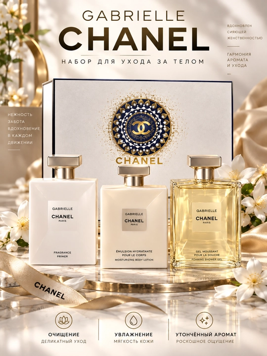 GABRIELLE CHANEL подарочный набор для ухода за телом — 3 средства - 