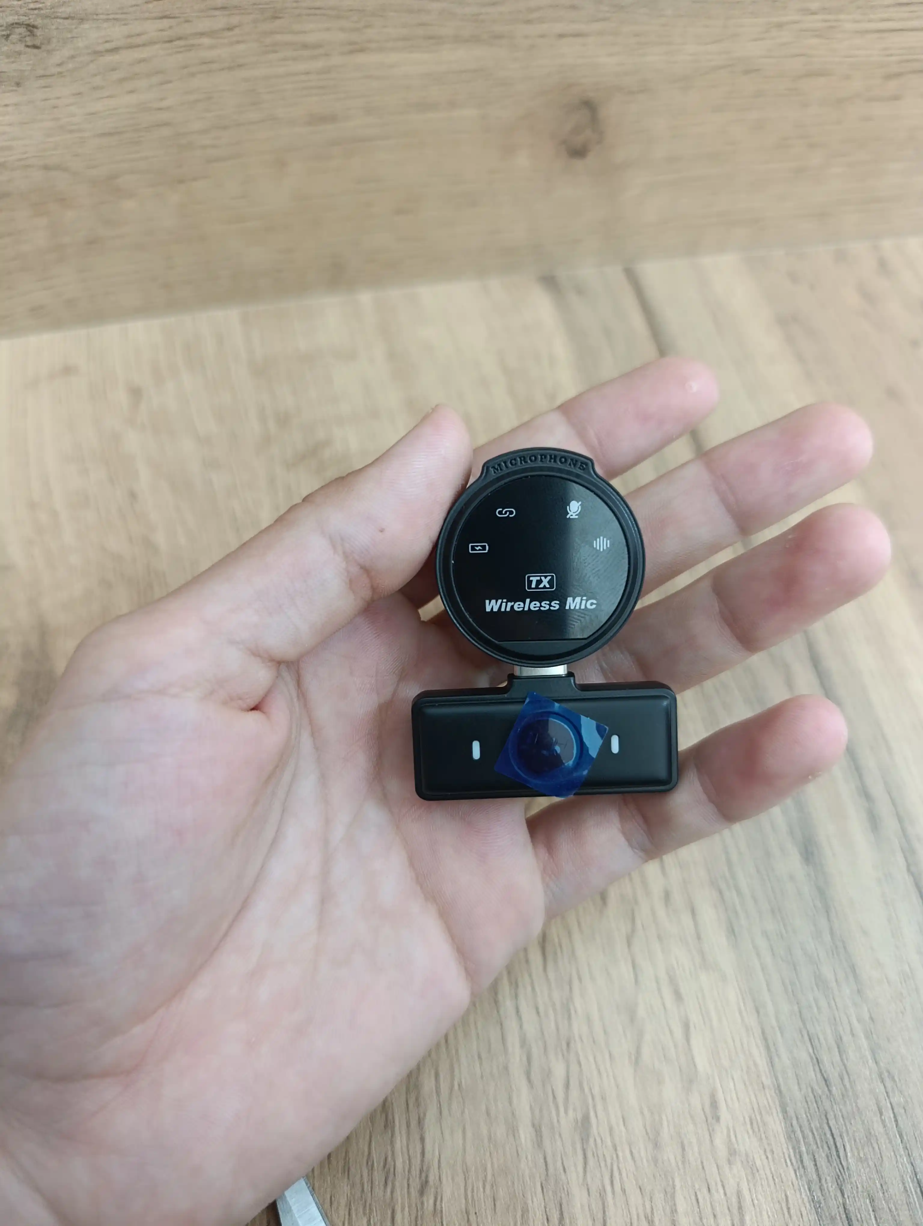 Simsiz petlichka mikrofon telefon uchun Type-C / Lightning, kontent va intervyu uchun