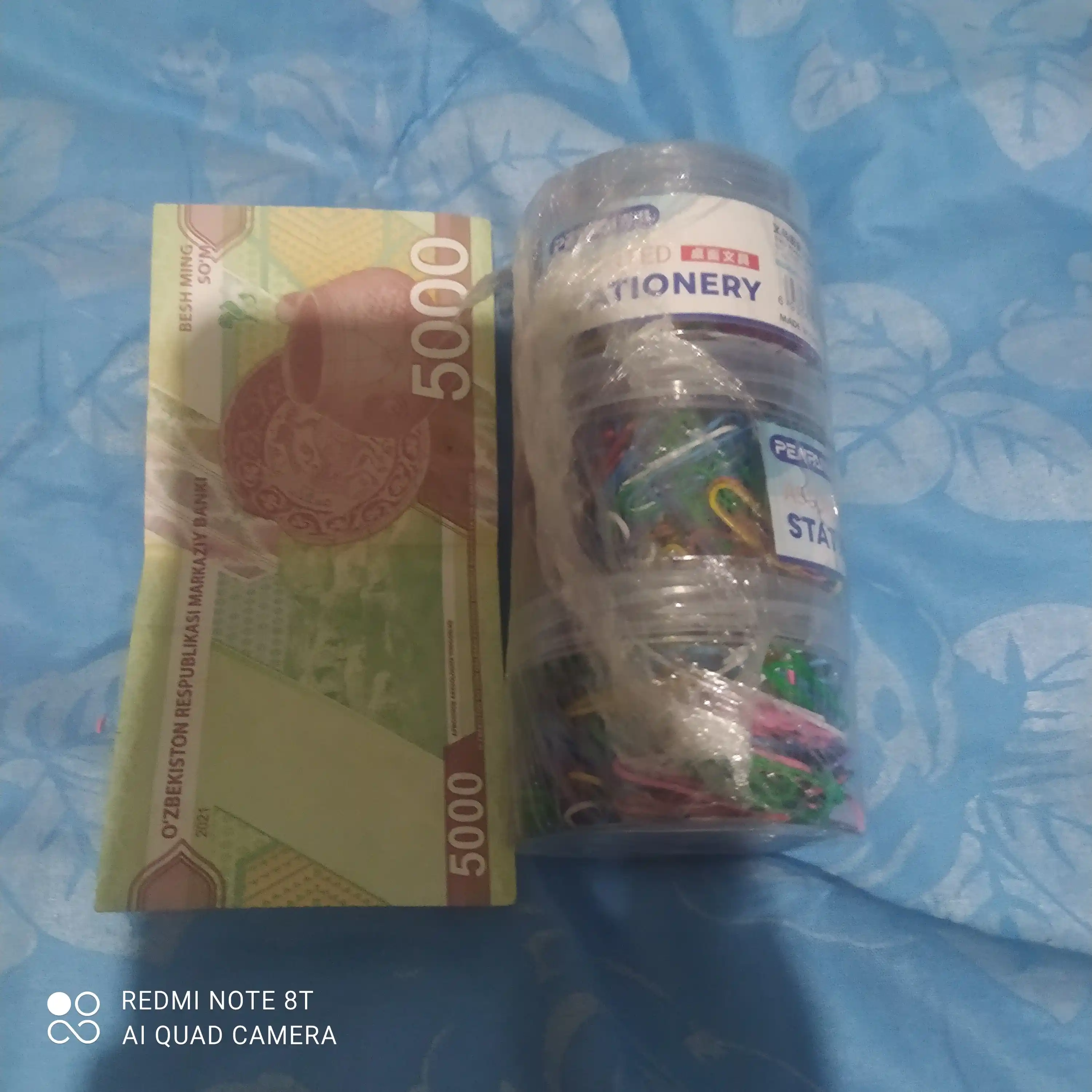 Упаковка 10 боксов скрепки канцелярские 28мм, 33мм, 50мм и резинки для денег