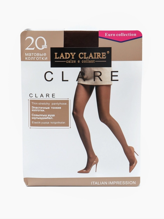 Lady Claire kapron kolgotkalari, o‘lchamlari 40(XS)-50(XXL), bir chokli, 20-40 den
