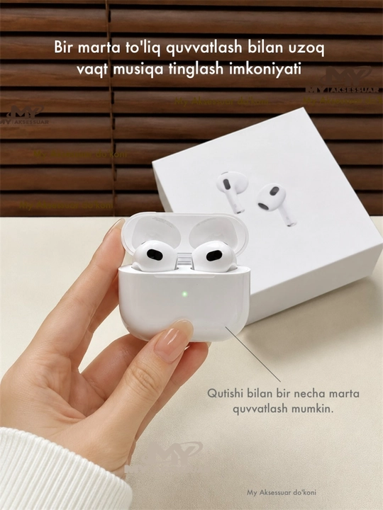 Simsiz quloqchin 3-avlod animatsiyali bluetooth naushnik barcha turdagi smartfonlar uchun