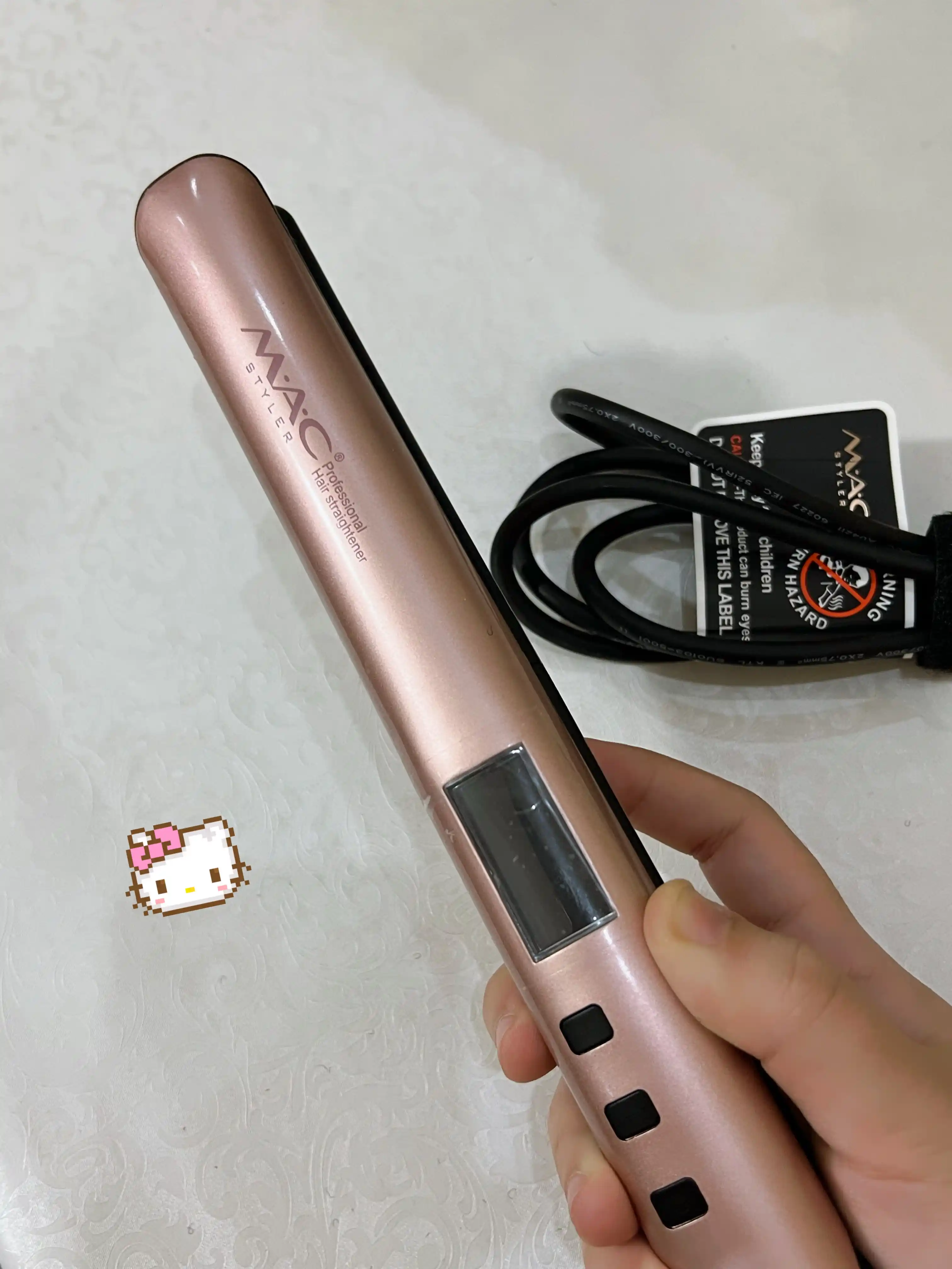 MAC STYLER professional soch uchun dazmol, soch tekislagich