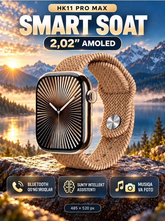 Смарт-часы HK11 Pro Max, умные часы с Bluetooth-звонками, smart watch для Android и iOS