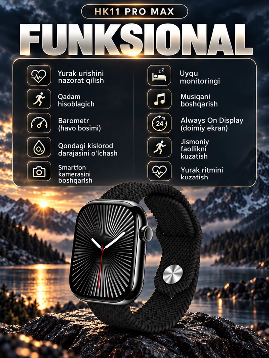 Смарт-часы HK11 Pro Max, умные часы с Bluetooth-звонками, smart watch для Android и iOS