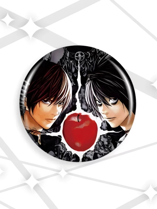 Значок 58 мм с принтом аниме Death Note - 