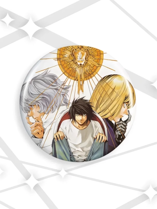 Death Note anime dizaynli 58 mm nishon - 