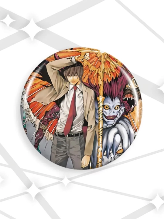 Значок 58 мм с принтом аниме Death Note - 