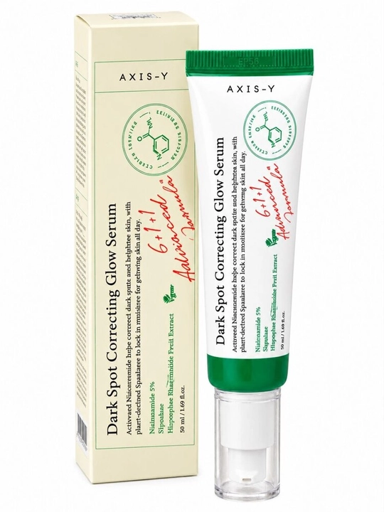 AXIS-Y Dark Spot Correcting Glow Serum 50 ml — terini yorituvchi va yarqiratadigan serum - 