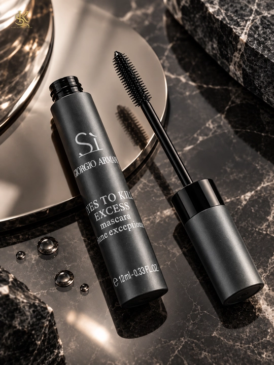 Kipriklar ucun qora tush Giorgio Armani Sì Eyes To Kill Excess, hajm beruvci maskara, 12 ml
