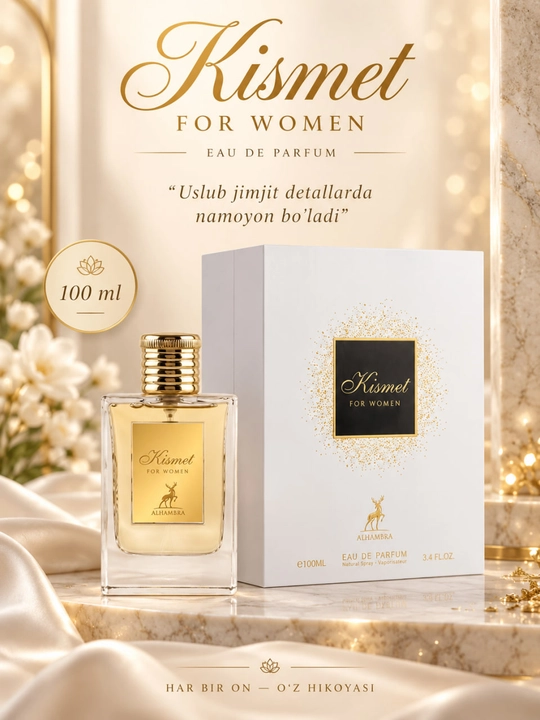 Maison Alhambra Kismet for Women ayollar atiri, 100 ml Parfumlangan suv