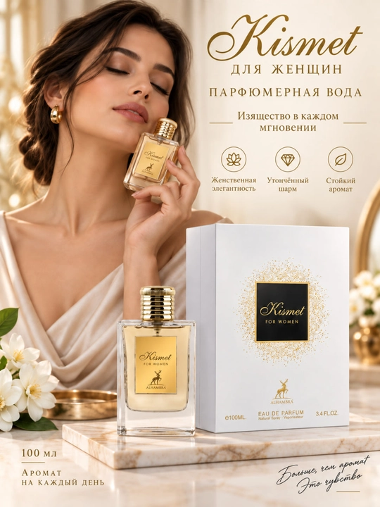 Maison Alhambra Kismet for Women ayollar atiri, 100 ml Parfumlangan suv - 