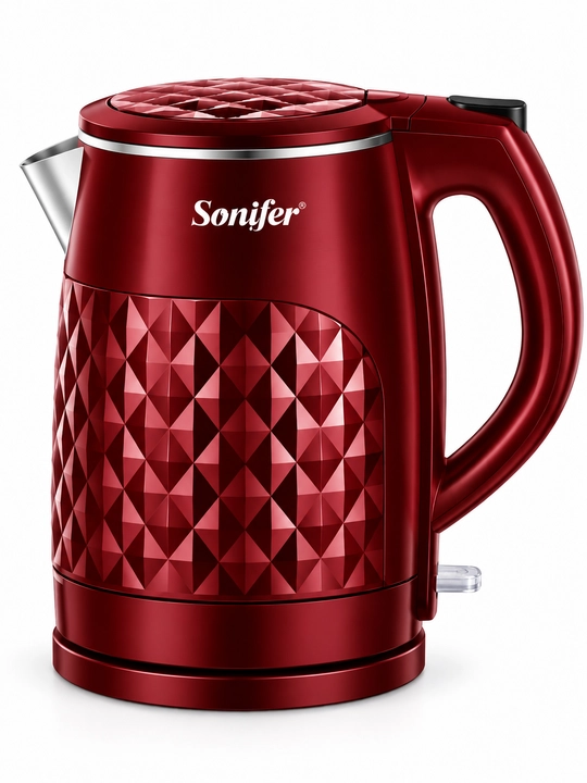 Электрический чайник Sonifer 1,8 л 1850 Вт, нержавеющая сталь, быстрый нагрев - 