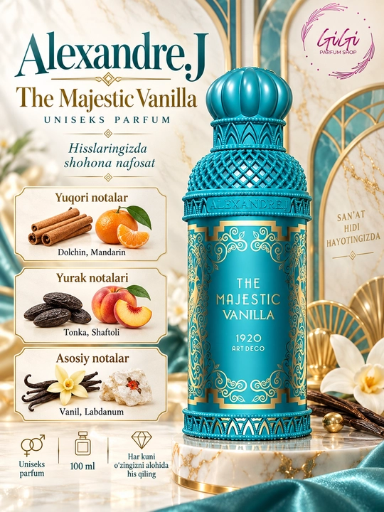 Alexandre. J Art Deco The Majestic Vanille va The Majestic Oud духи - 