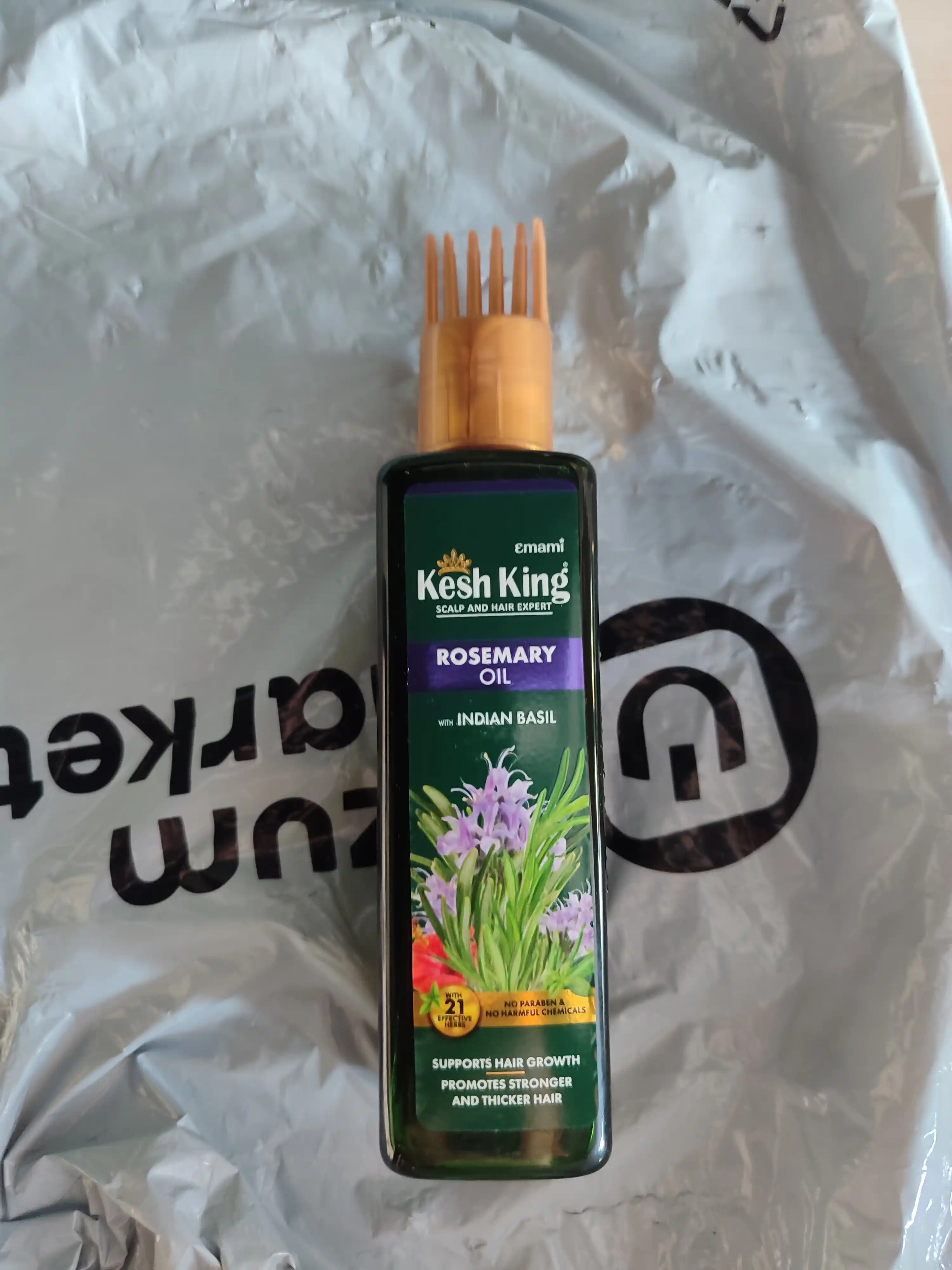 Масло для волос Kesh King с розмарином и базиликом, 200 мл