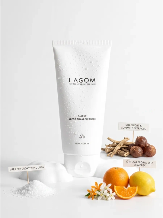 Lagom Cellup pH Cure Foam Cleanser — пенка для умывания для сухой и чувствительной кожи