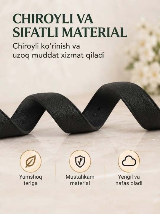 Ayollar va qizlar uchun zamonaviy va bejirim kamarlar