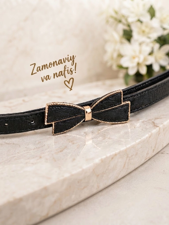 Ayollar va qizlar uchun zamonaviy va bejirim kamarlar
