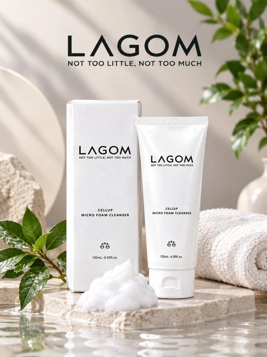 Lagom Cellup pH Cure Foam Cleanser — пенка для умывания для сухой и чувствительной кожи