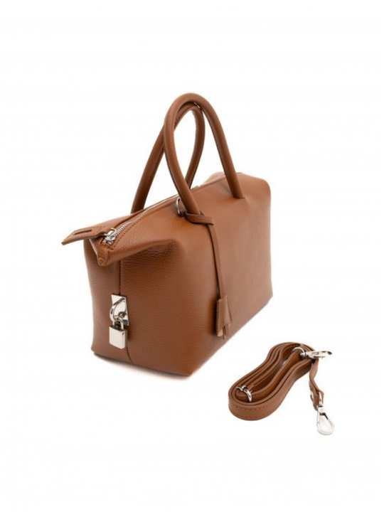 Talsa BOSA ayollar sumkasi, tabiiy charm, camel rang