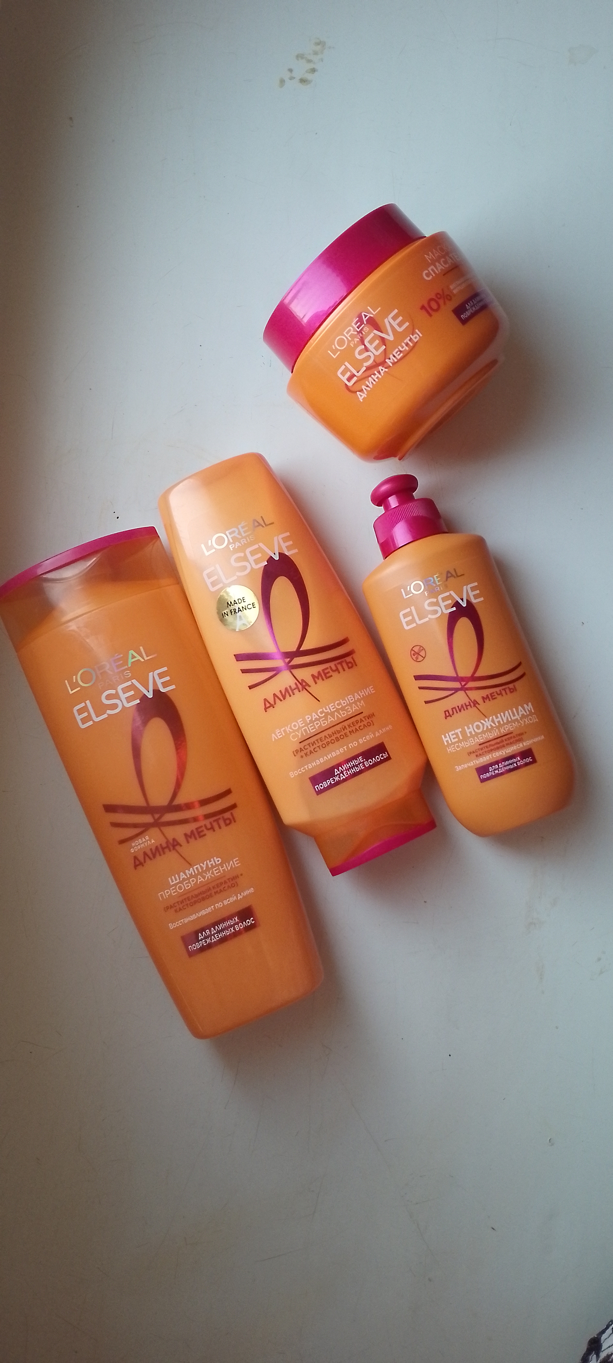 L'Oreal Paris Шампунь Преображение "Elseve, Длина Мечты", с кератином, 400 мл