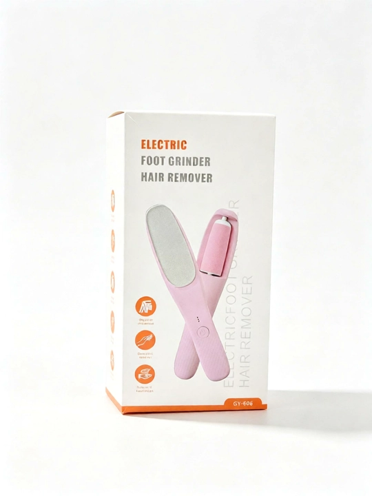 2-in-1 elektr oyoq silliqlagich, kallusni olib tashlaydi, zaryadlanuvchi