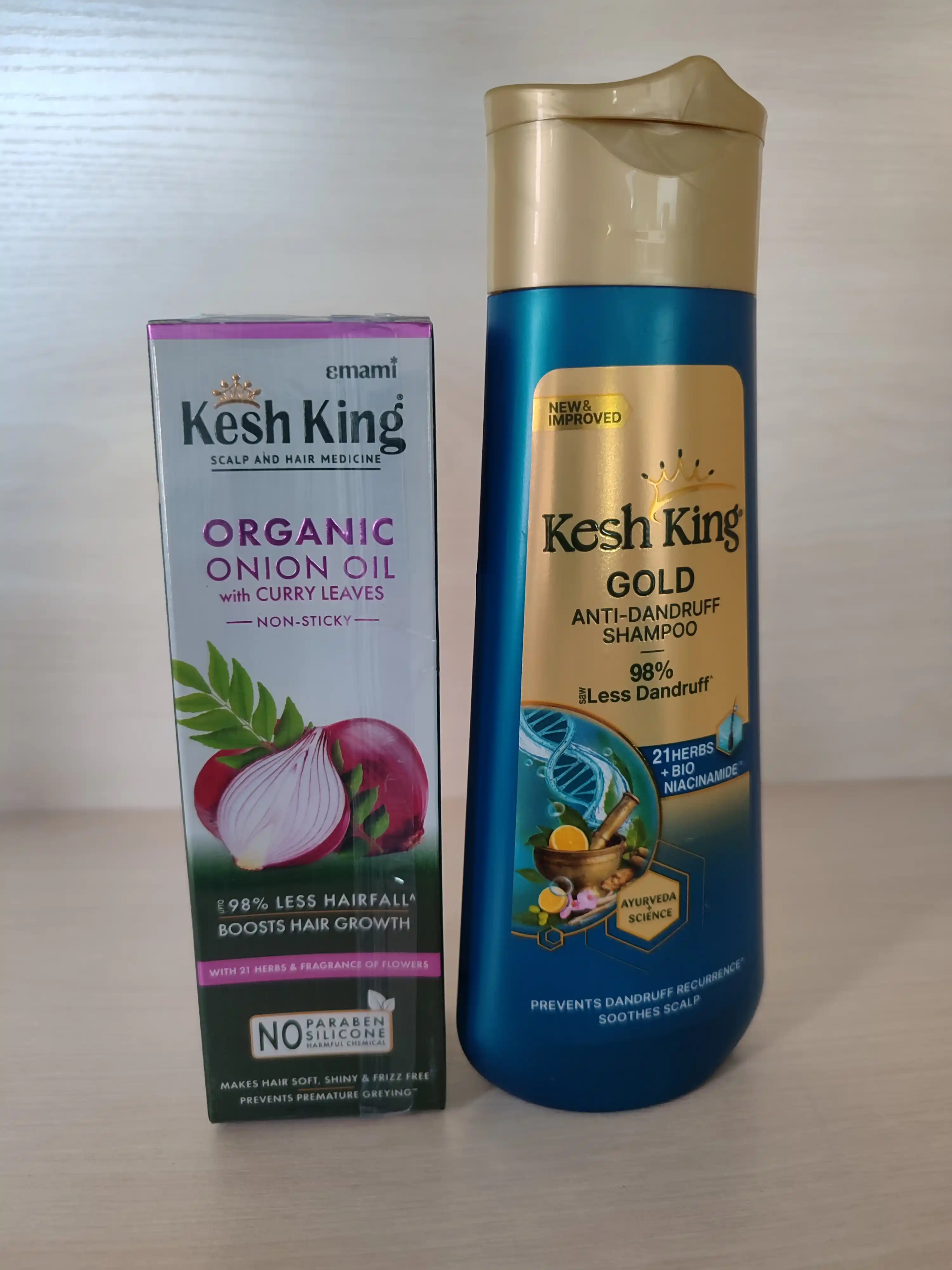 Шампунь против перхоти Kesh King GOLD 340 мл