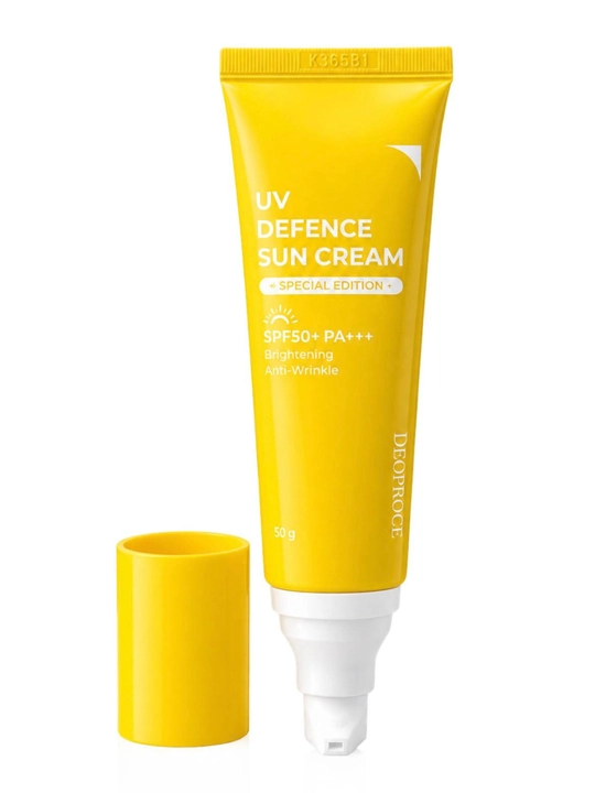 Солнцезащитный крем DEOPROce UV Defense PDRN Sun Cream SPF50+ PA++++