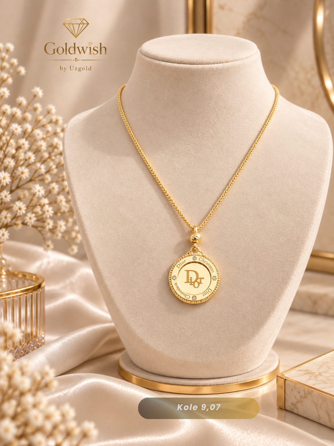 Золотой комплект для женщин 15,47 гp золото 585 пробы, GOLDWISH - 